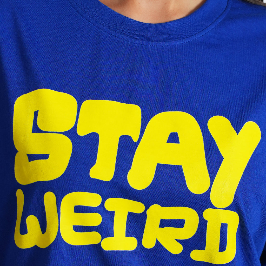 Stay  Royal blue Oversized T-shirt