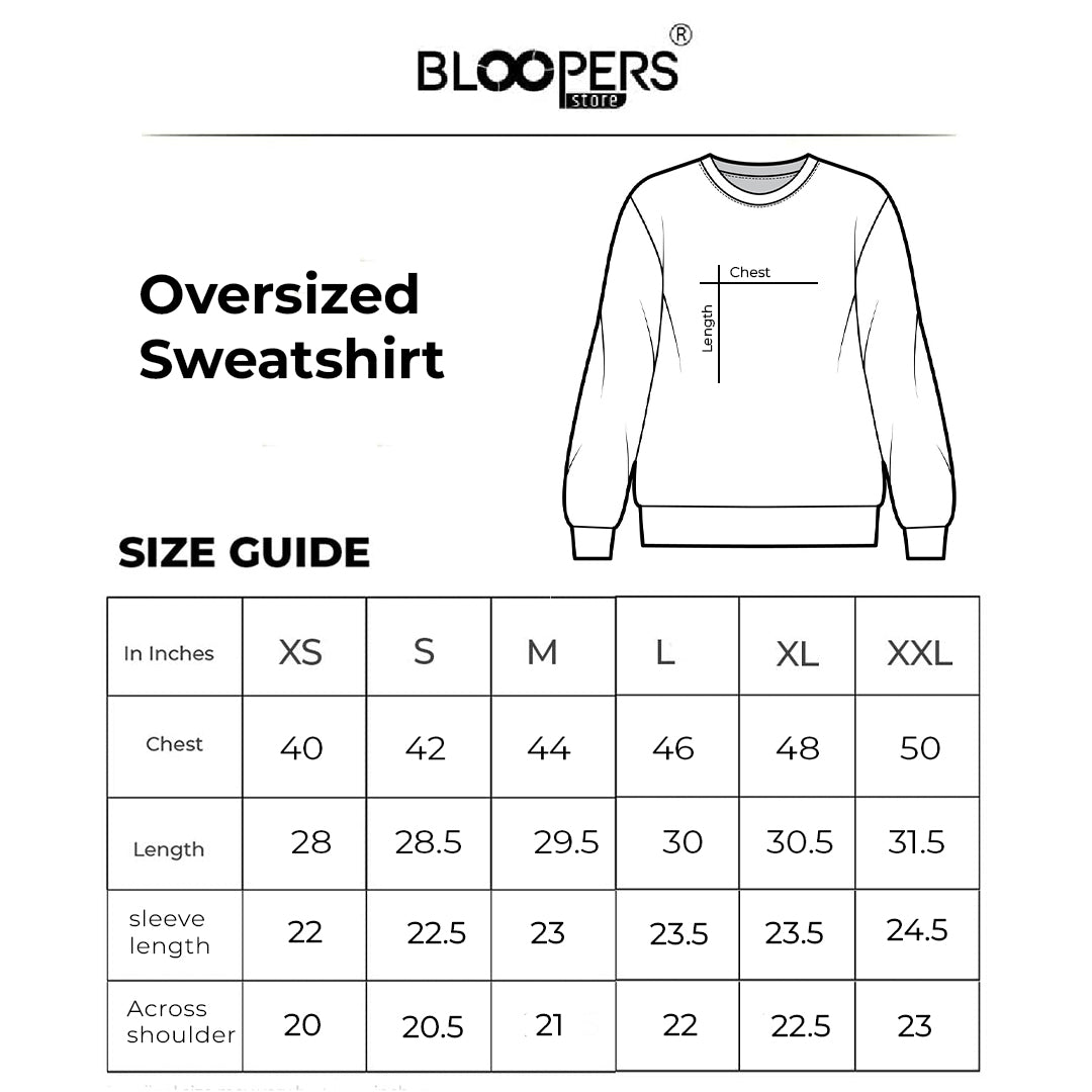 Men's Oversized Winter Wear Green Sweatshirt