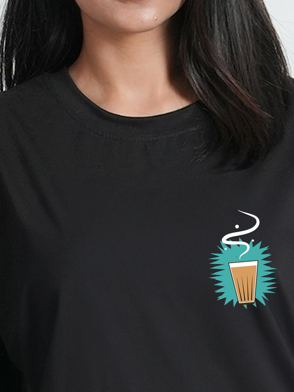 Truelove Black oversized  T-shirt
