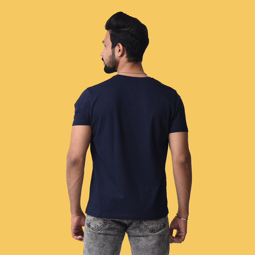 INDIA NAVY BLUE T-SHIRT