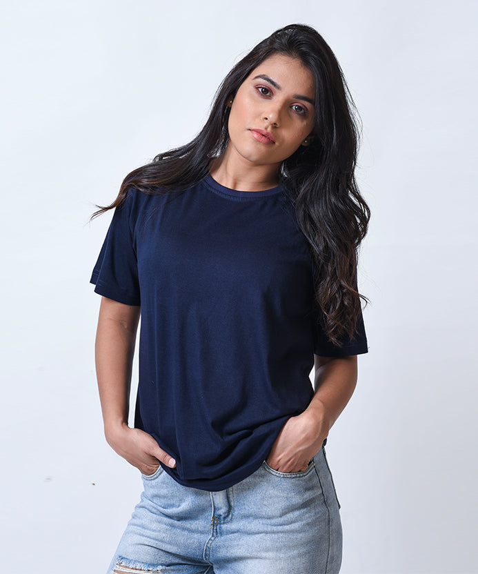 NAVY BLUE NOTCHED