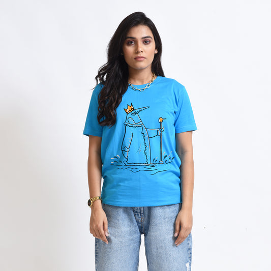 PENGUIN GRAPHIC SKY WOMEN GRAPHIC T-SHIRT