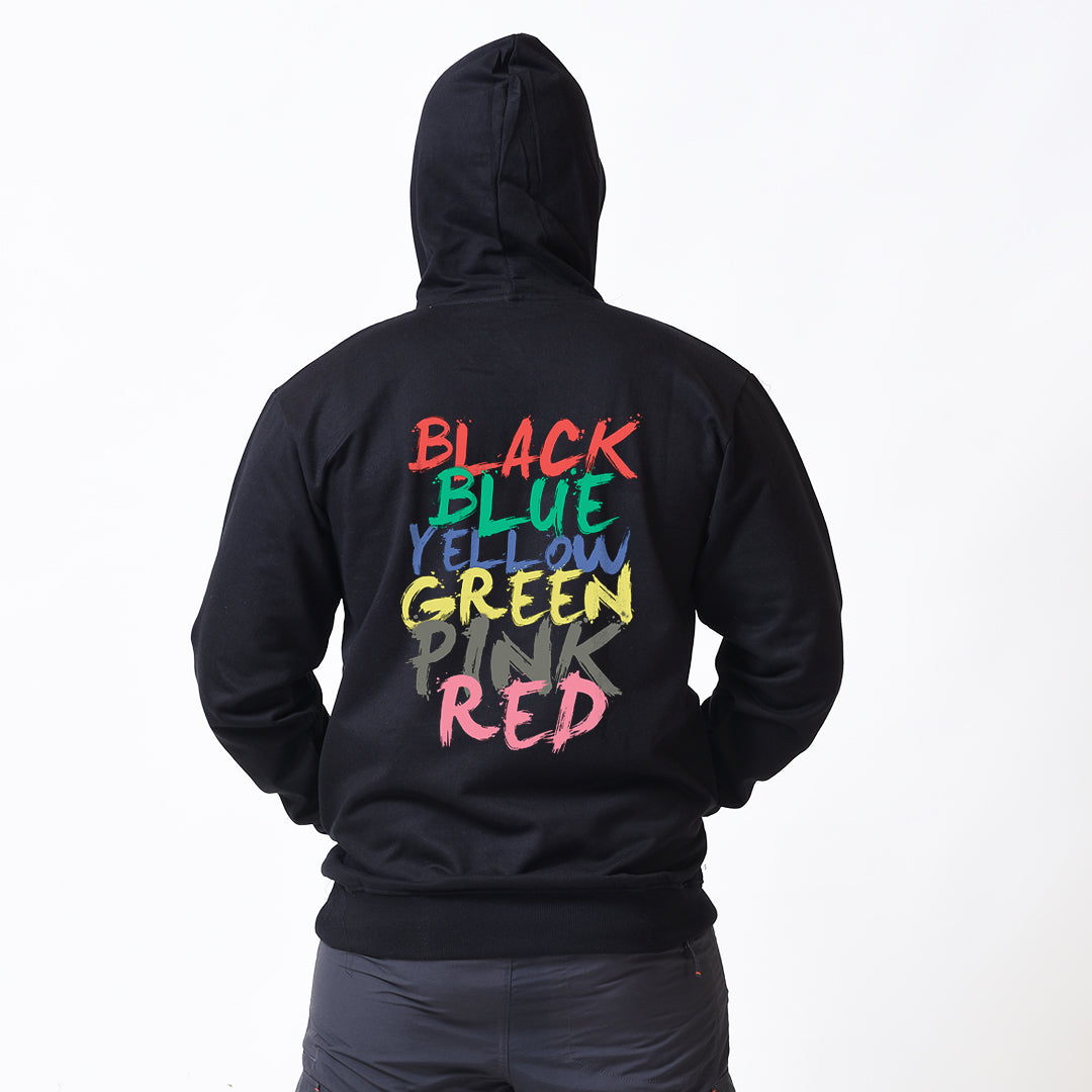 Colors Black Hoodie