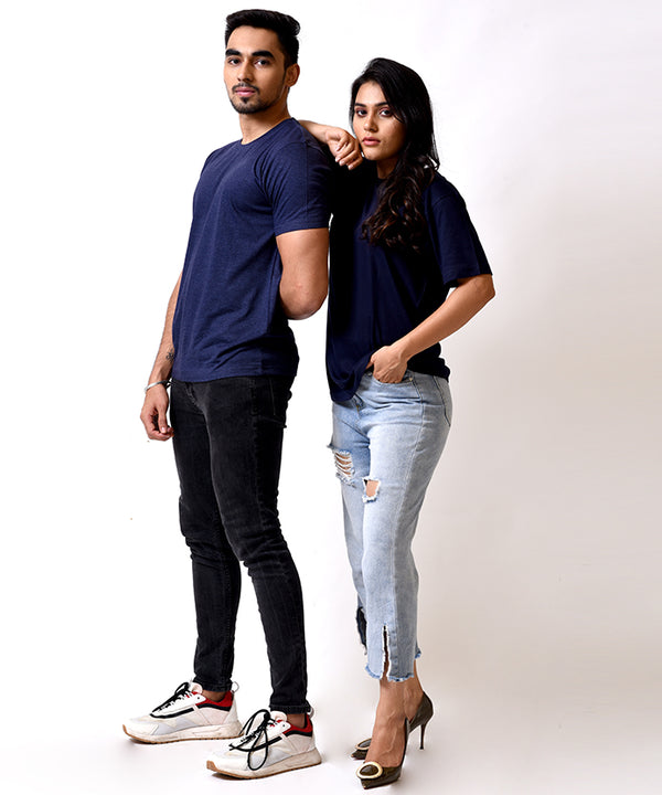 Unisex Round Neck T-shirt-Pack Of 2