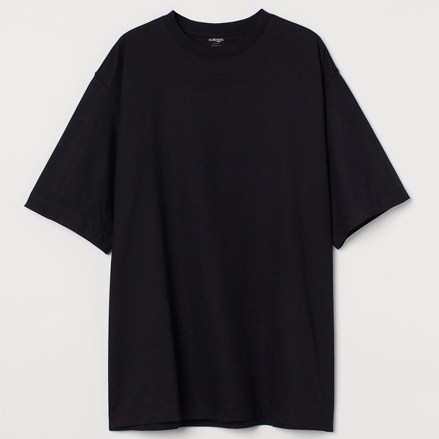 BASIC OVERSIZED BLACK WOMEN T-SHIRT