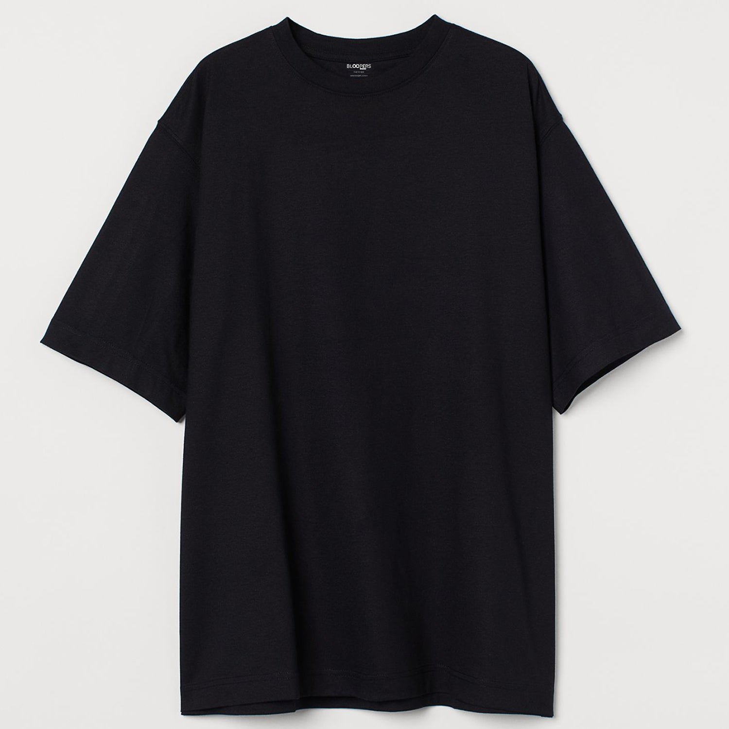 BASIC OVERSIZED BLACK WOMEN T-SHIRT