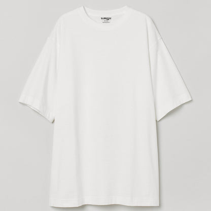 BASIC WHITE OVERSIZED  WOMEN T-SHIRT