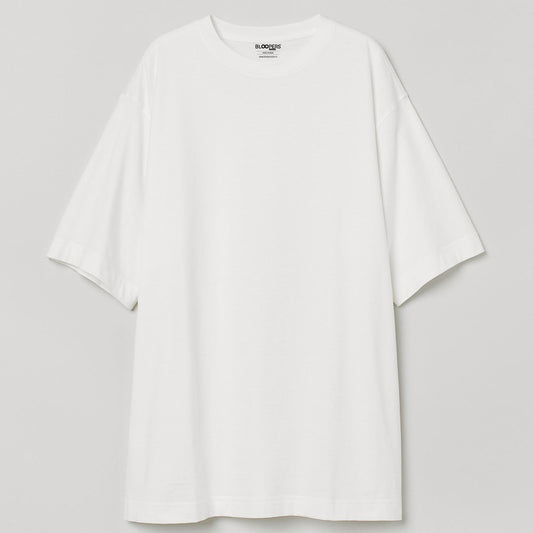 BASIC WHITE OVERSIZED  WOMEN T-SHIRT