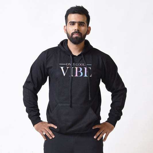 Only Good Vibe Black Hoodie