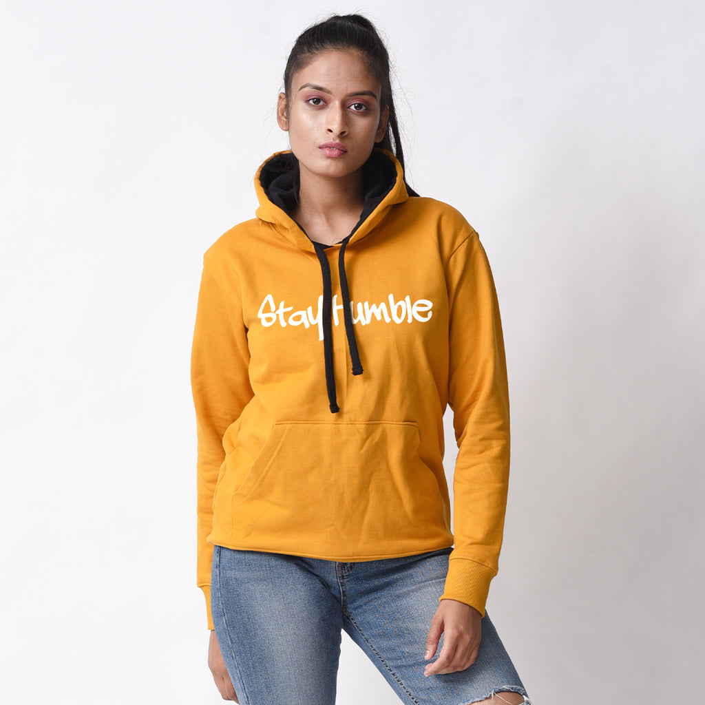 Stay Humble Yellow Hoodie