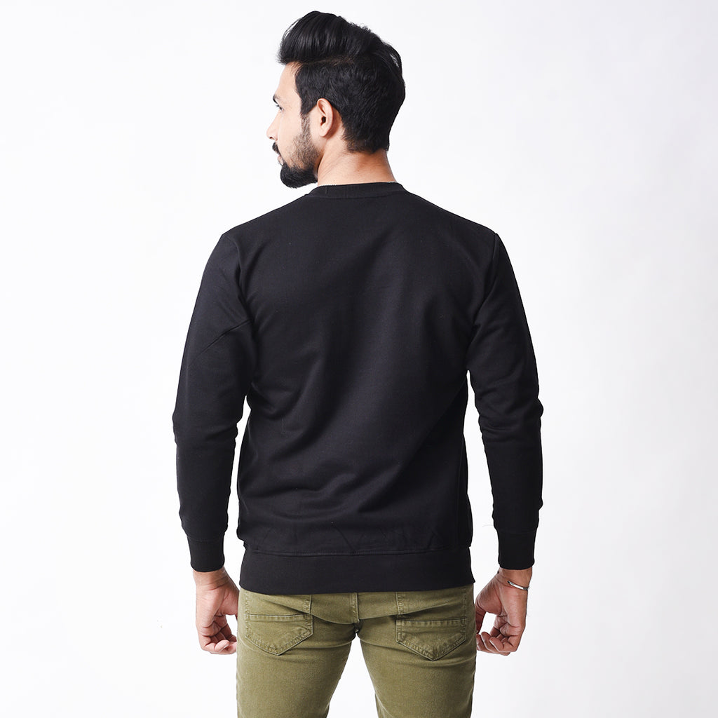 Holographic Tiger Black Sweatshirt